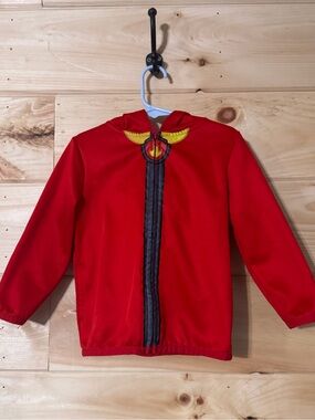 Kids Red Hooded Paw Patrol Marshall Jacket